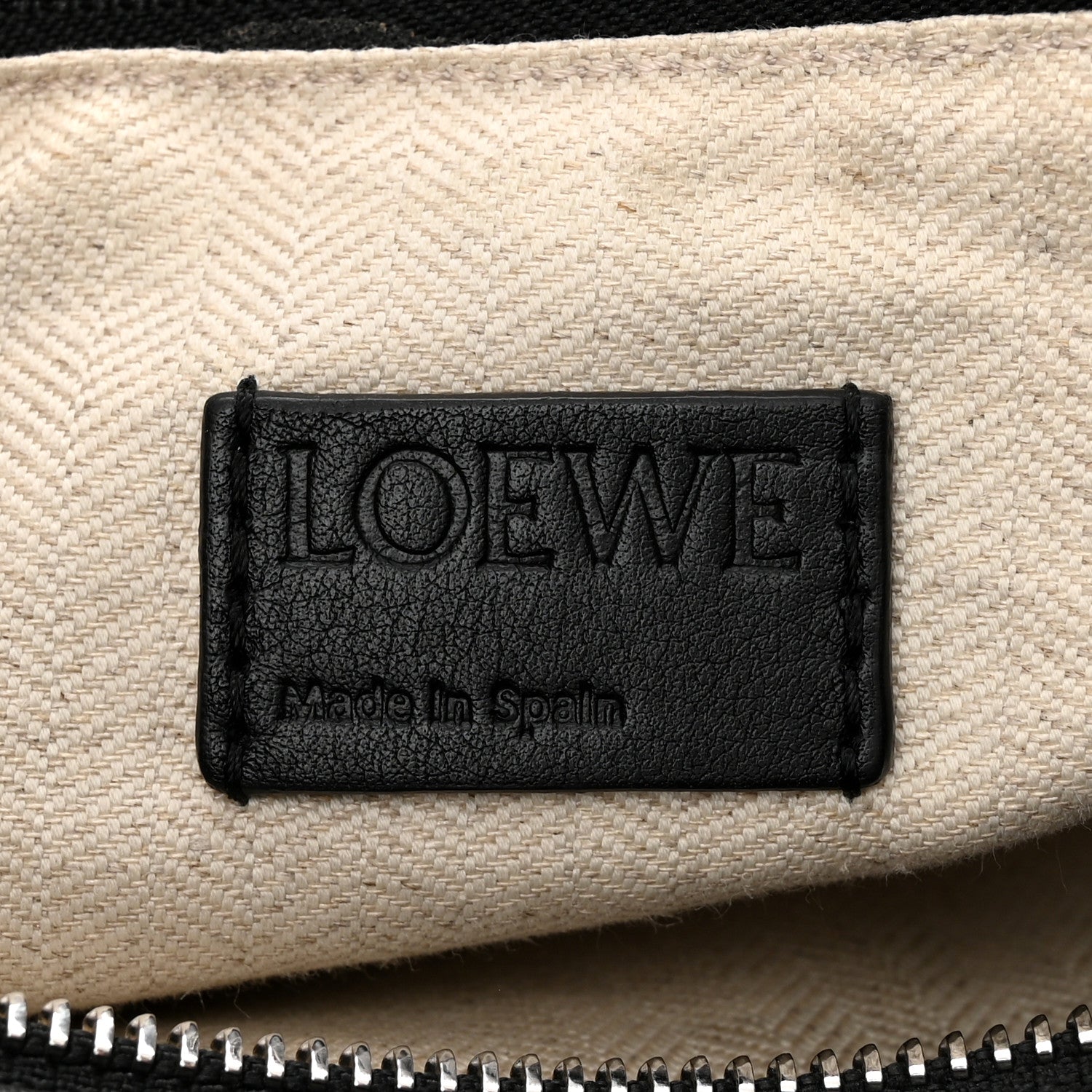 Loewe Calfskin Medium Puzzle Bag Black 6 of 13