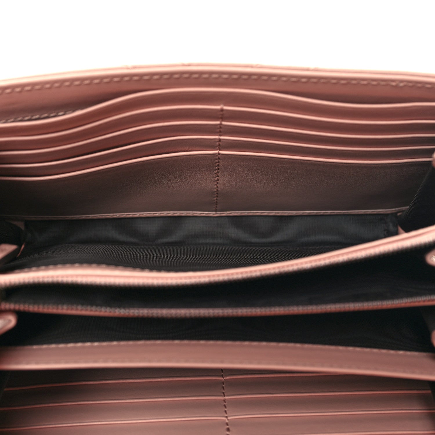 Gucci Calfskin Matelasse GG Marmont Chain Wallet Perfect Pink 5 of 12