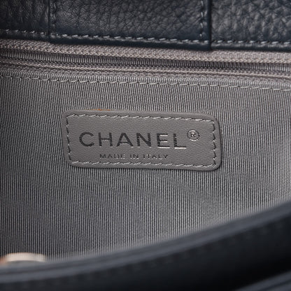Chanel Calfskin Cerf Executive Shopper Tote Blue 6 of 8