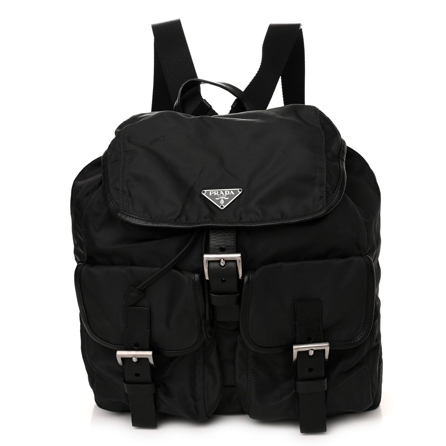 Nylon Vela Medium Backpack Black