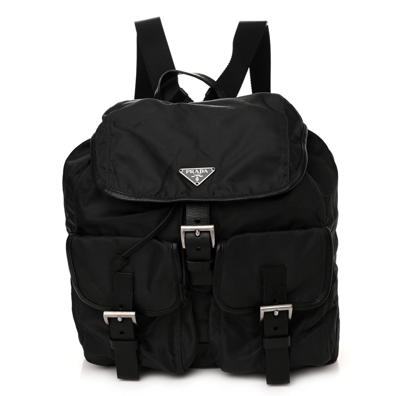 Prada Nylon Vela Medium Backpack Black 1 of 13