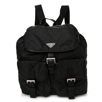 Prada Nylon Vela Medium Backpack Black 1 of 13