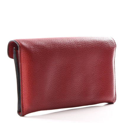 Gucci Cellarius Calfskin GG Marmont Continental Wallet Hibiscus Red 2 of 9