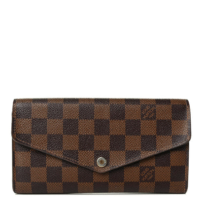 Louis Vuitton Damier Ebene Sarah Wallet NM 1 of 7