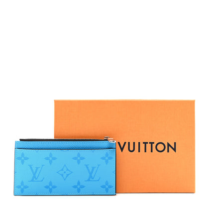 Louis Vuitton Taigarama Coin Card Holder Blue Lagoon 7 of 7