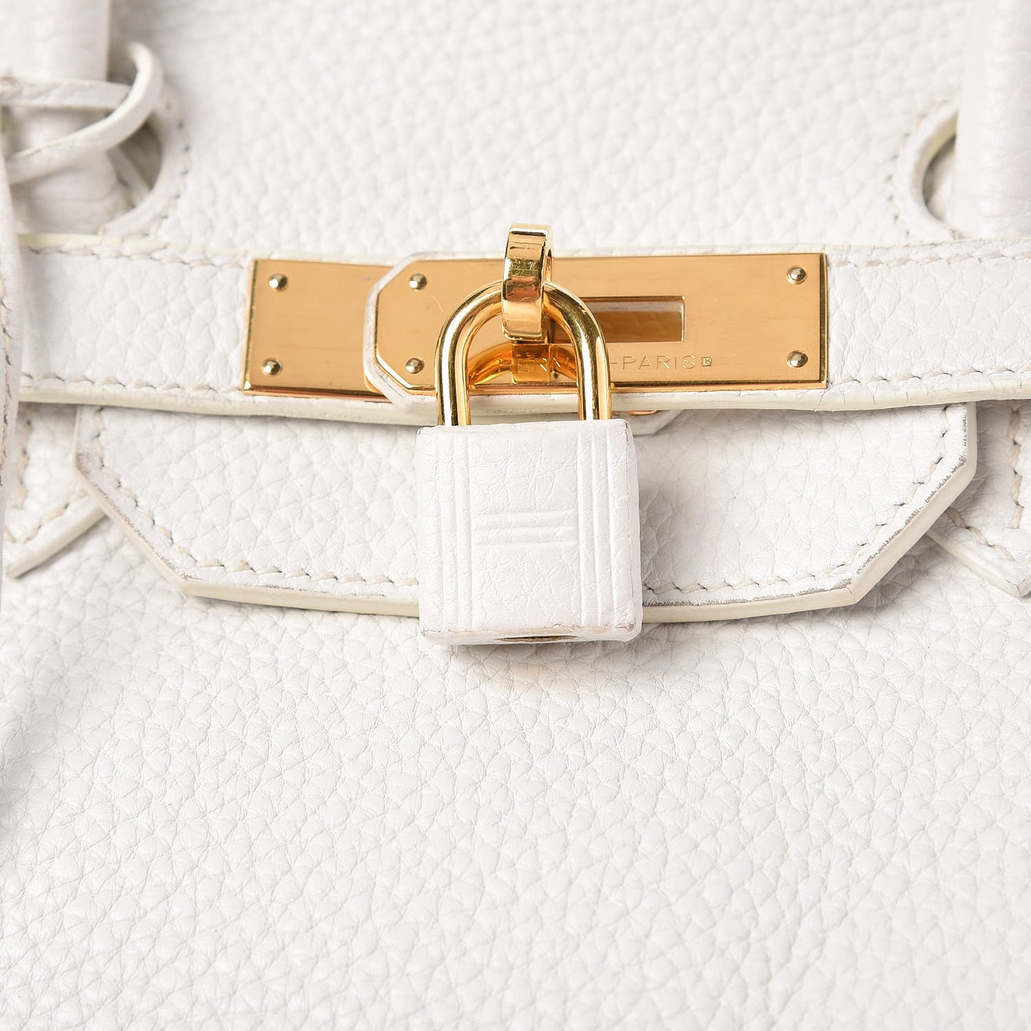 Taurillon Clemence Birkin 35 White