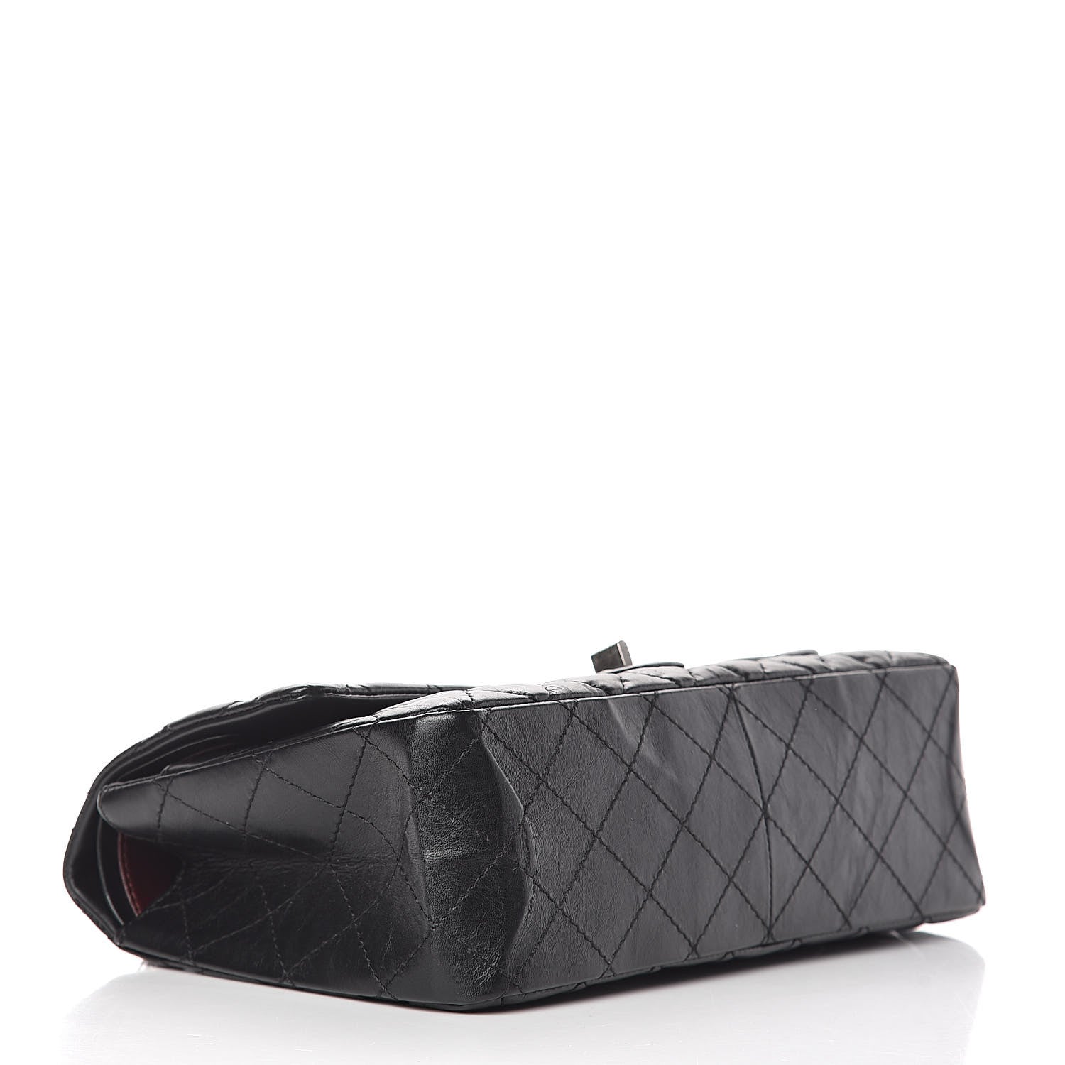 Chanel Aged Calfskin Quilted 2.55 Reissue 226 Flap Black 4 of 13