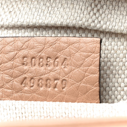 Gucci Pebbled Calfskin Small Soho Disco Bag Camelia 7 of 16