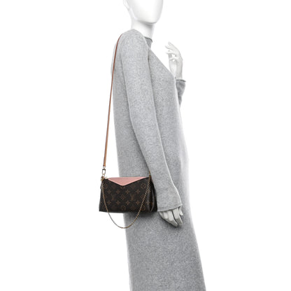 Louis Vuitton Monogram Pallas Clutch Rose Poudre 2 of 9