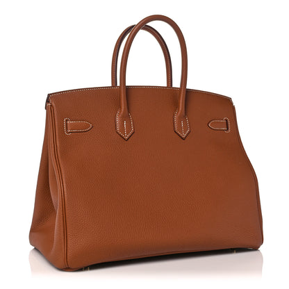 Hermes Togo Birkin 35 Gold 2 of 10