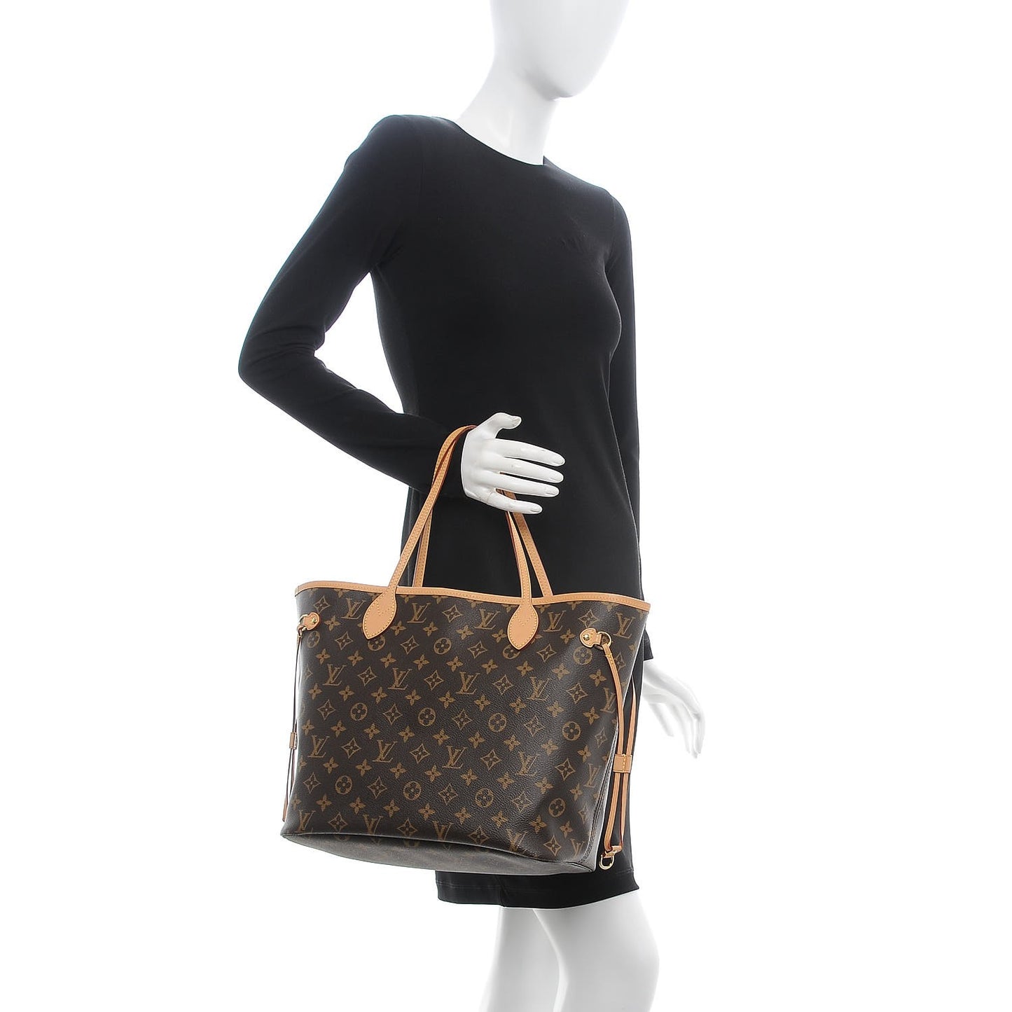 Monogram Neo Neverfull MM Rose Ballerine