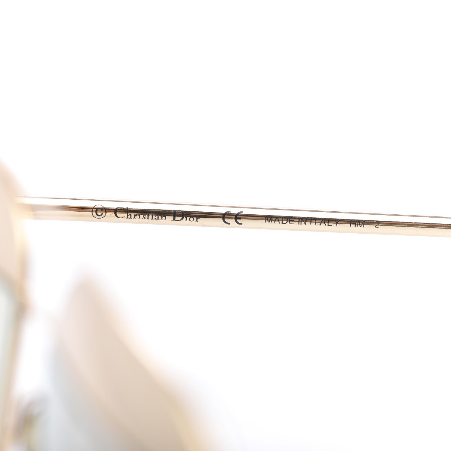 Christian Dior Split 1 Aviator Sunglasses Gold 6 of 8