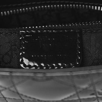 Christian Dior Patent Cannage Mini Lady Dior Black 8 of 9