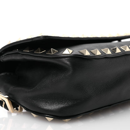 Valentino Garavani Calfskin Rockstud Belt Bag Black 9 of 13