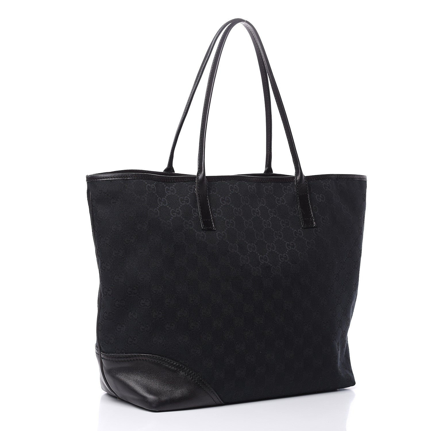 Gucci Monogram Large New Britt Tote Black 3 of 15