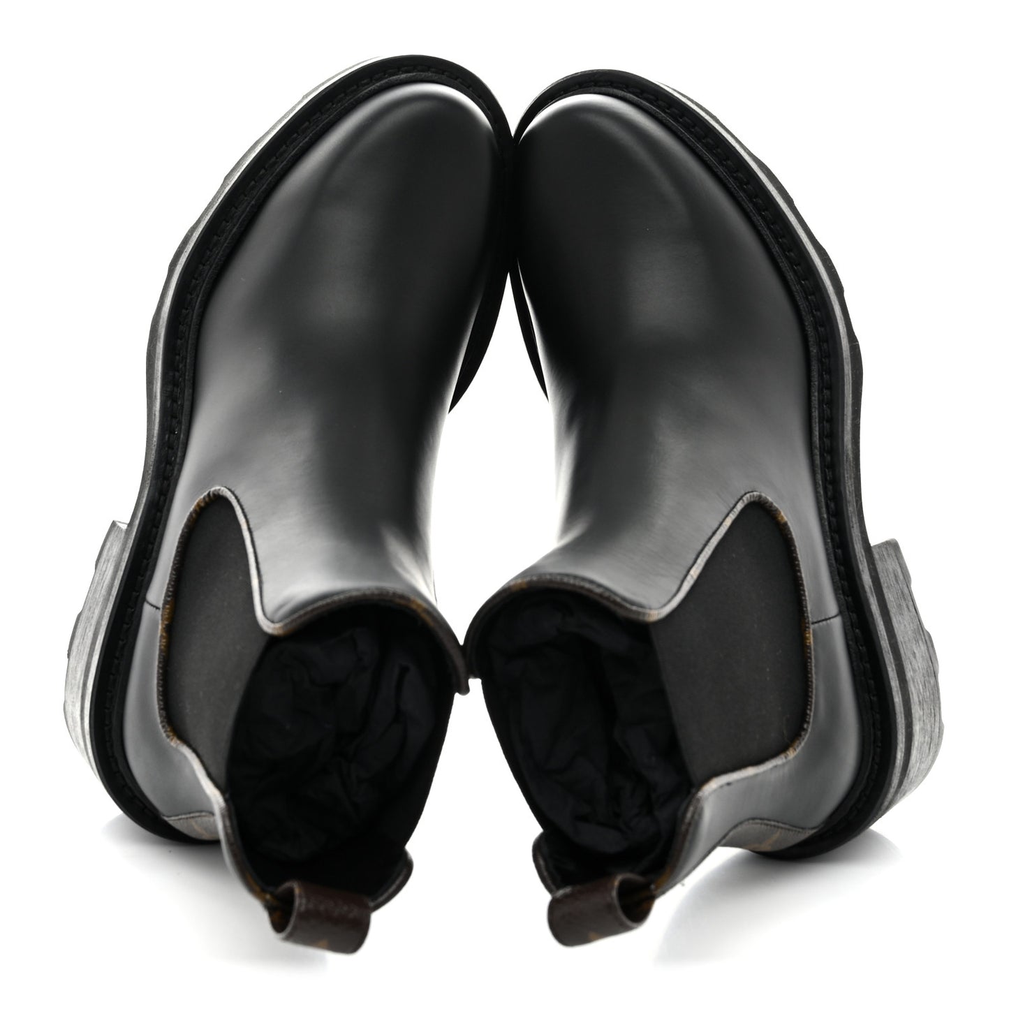 Calfskin Monogram Beaubourg Ankle Boots 37 Black