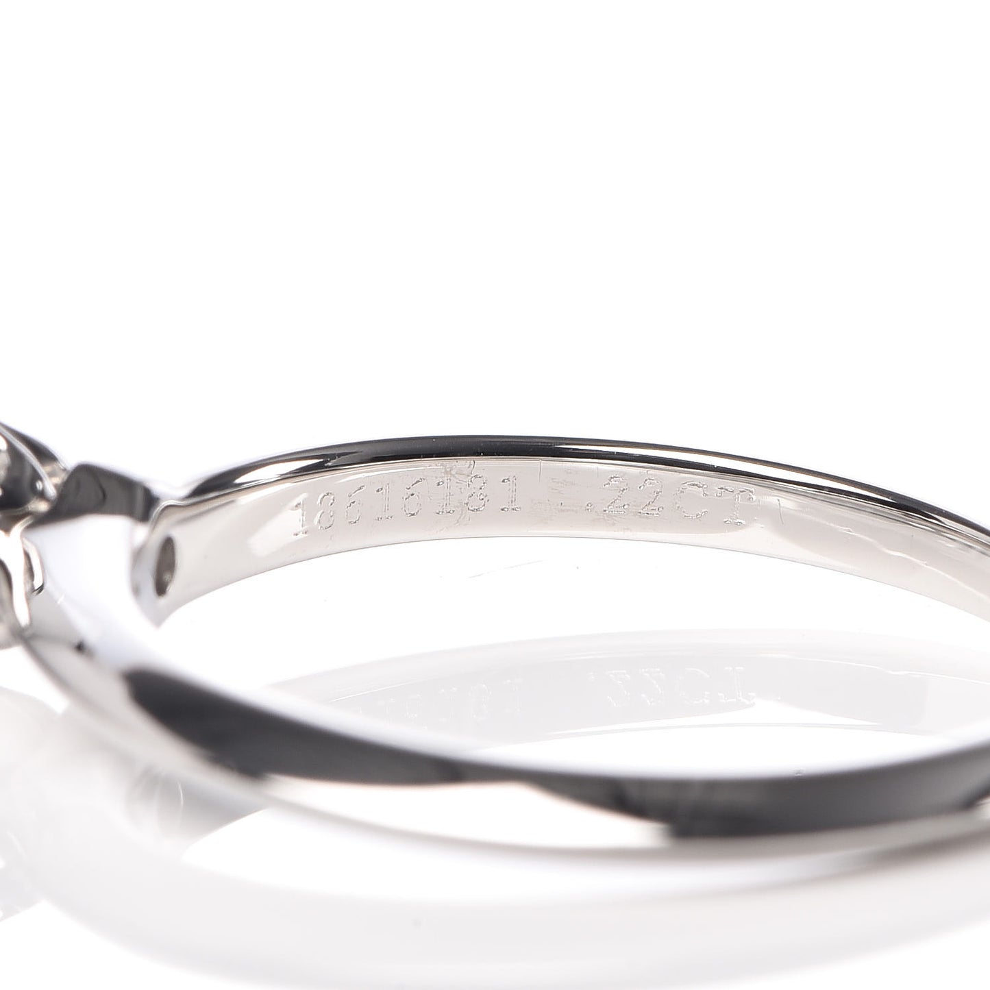Platinum Diamond .22ct Solitaire Engagement Ring 47 4.25
