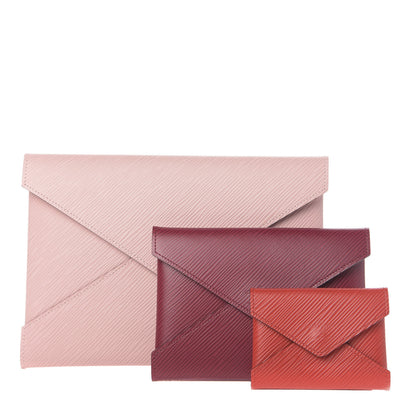 Louis Vuitton Epi Kirigami Pochette Set Rose Ballerine Fuchsia Coquelicot 1 of 7