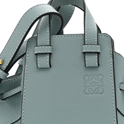 Loewe Pebble Grain Calfskin Mini Hammock Shoulder Bag Light Blue 8 of 10