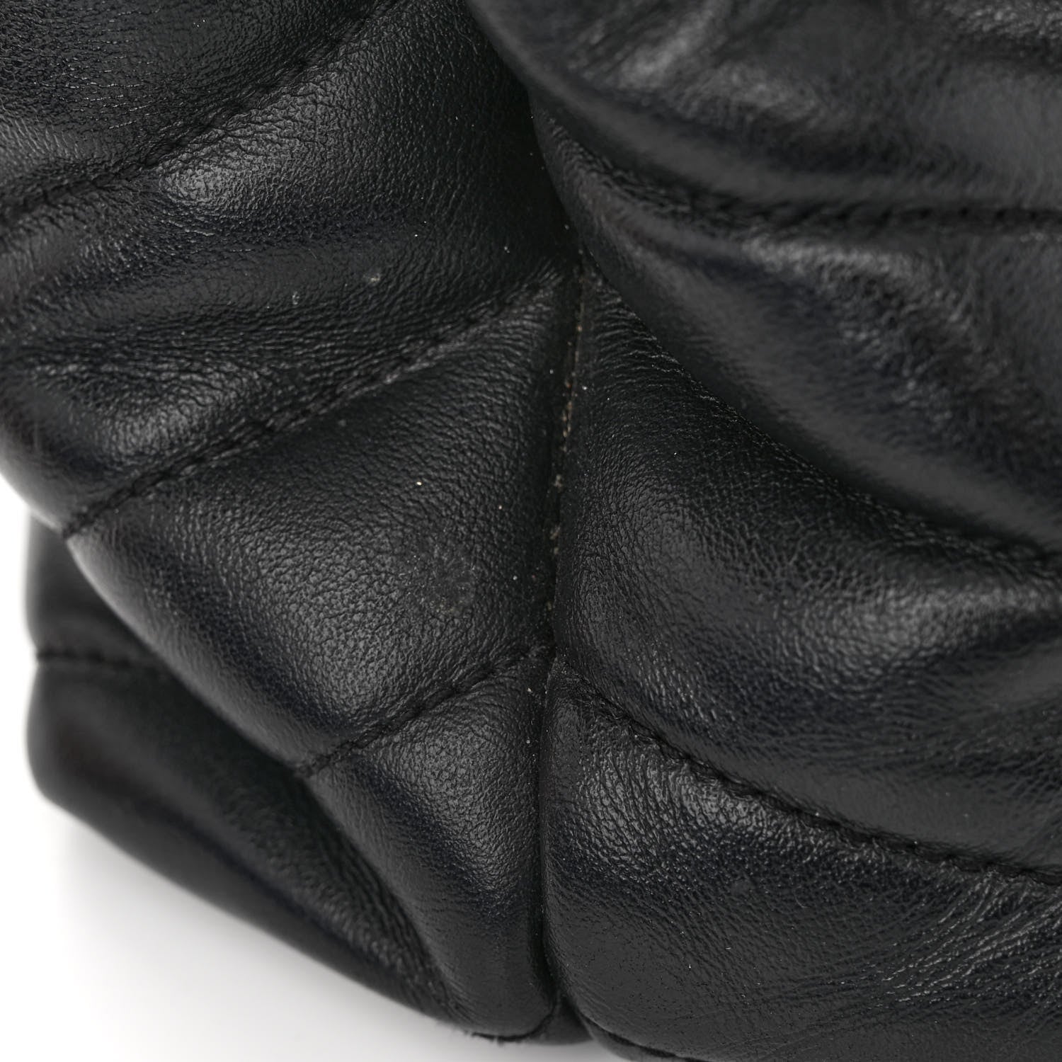 Saint Laurent Calfskin Y Quilted Monogram Medium Loulou Chain Satchel Black 17 of 22
