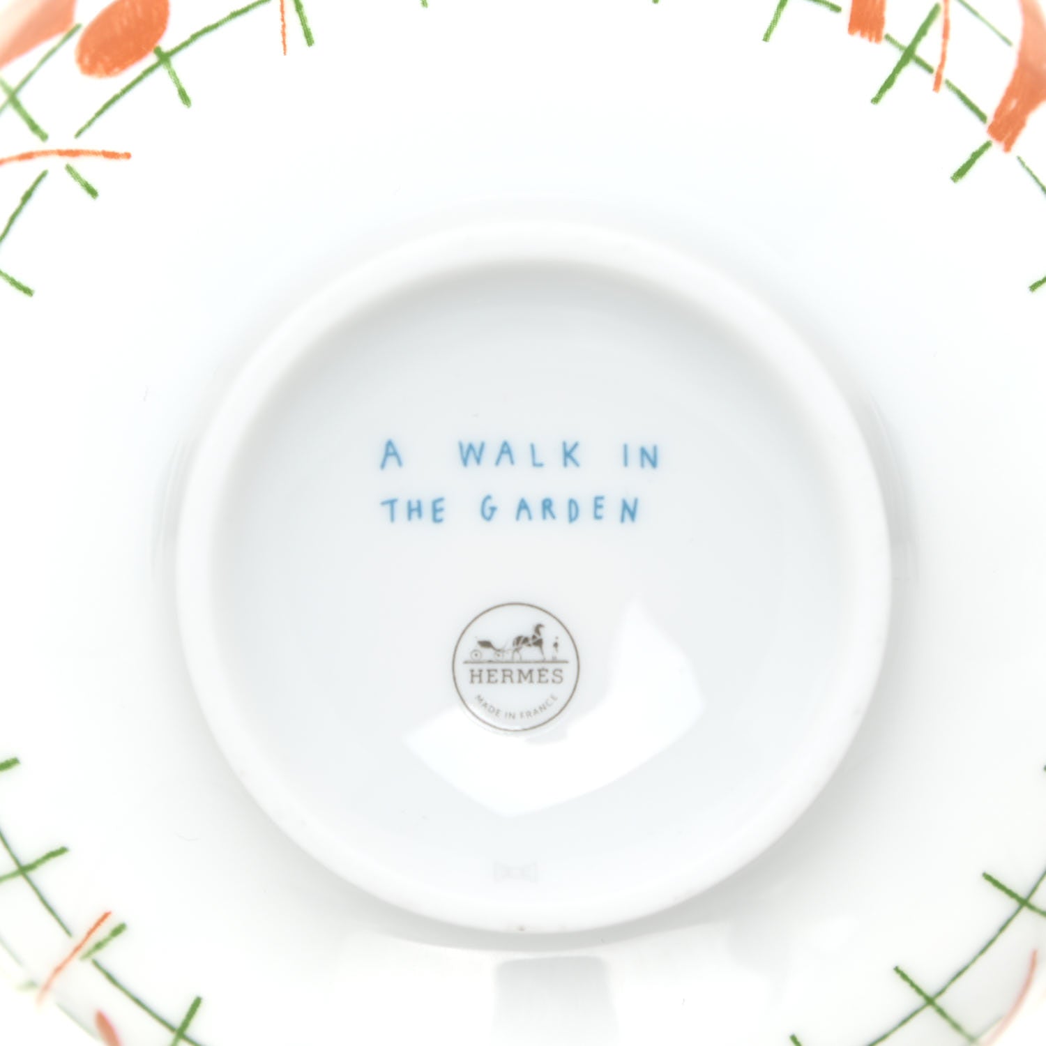 Hermes Porcelain A Walk In The Garden Bowl 3 of 6