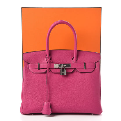 Hermes Togo Birkin 30 Rose Pourpre 32 of 32