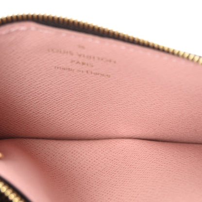 Louis Vuitton Damier Ebene Recto Verso Card Holder Rose Ballerine 5 of 6