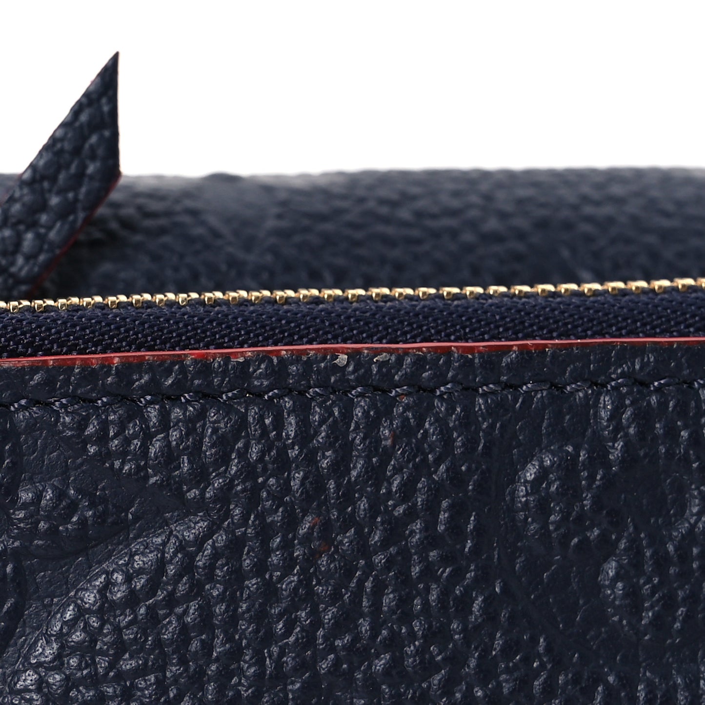 Empreinte Victorine Wallet Marine Rouge