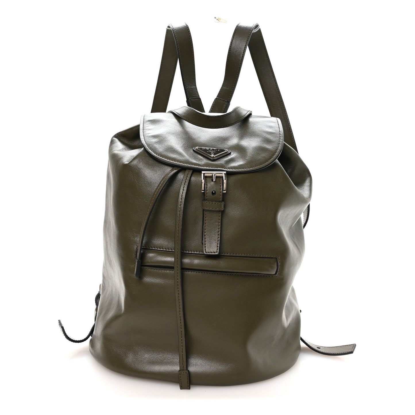 Soft Calf Cinch Backpack Militare