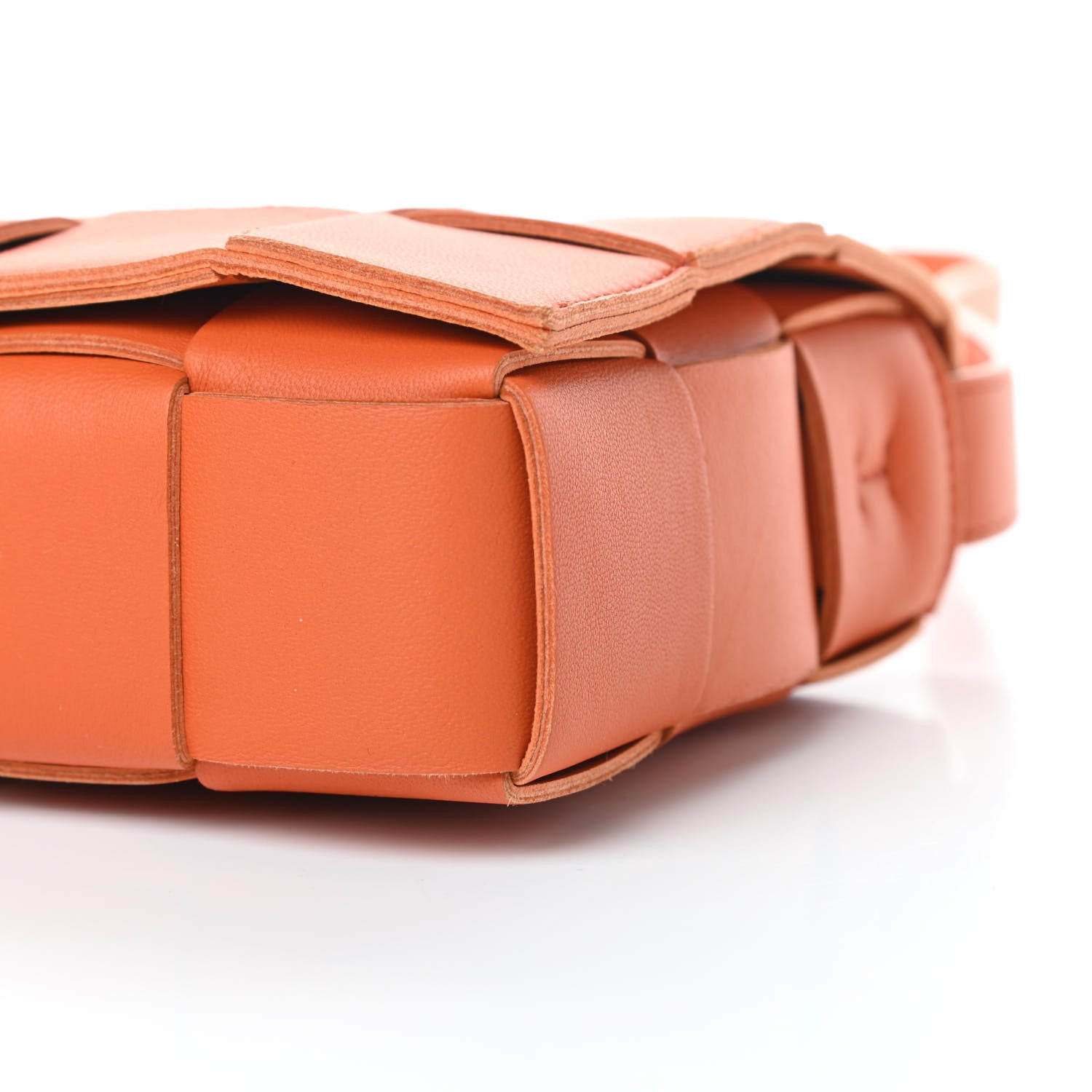 Bottega Veneta Nappa Maxi Intreccio Cassette Bag Burned Orange 10 of 10