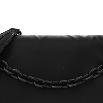 Prada Nylon Tessuto Chain Shoulder Bag Black 8 of 10