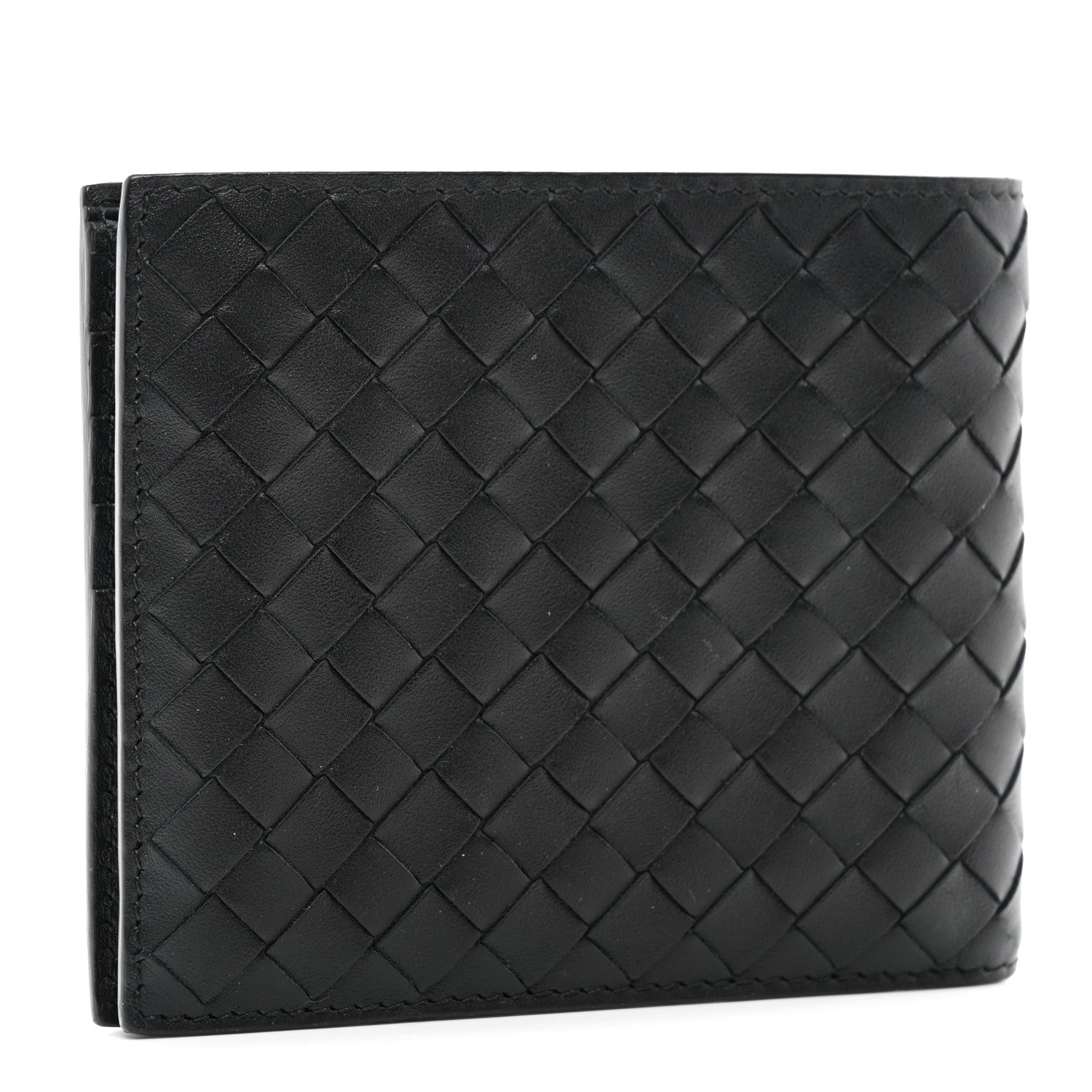 Bottega Veneta Nappa Intrecciato Bi-Fold Wallet Black 3 of 8