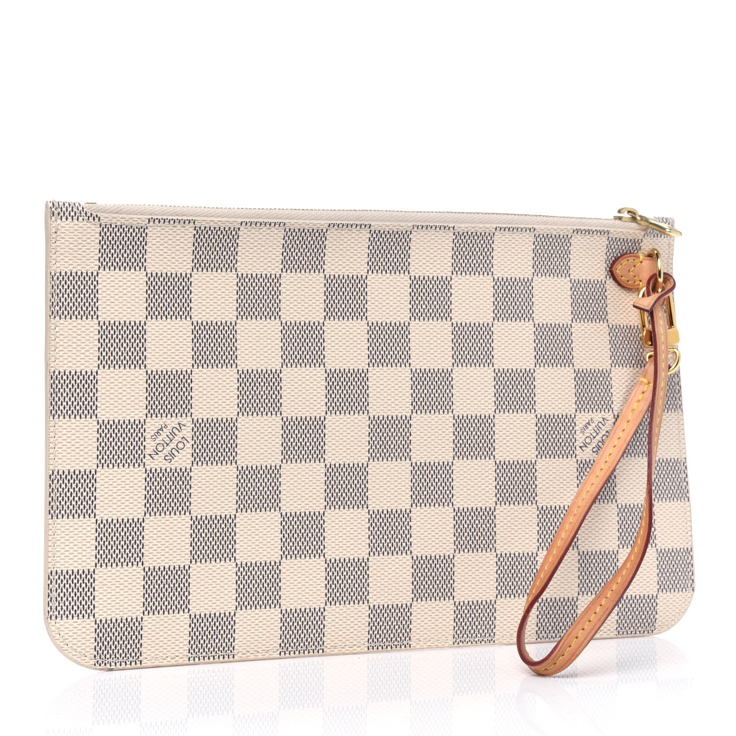 Louis Vuitton Damier Azur Neverfull MM GM Pochette 2 of 10
