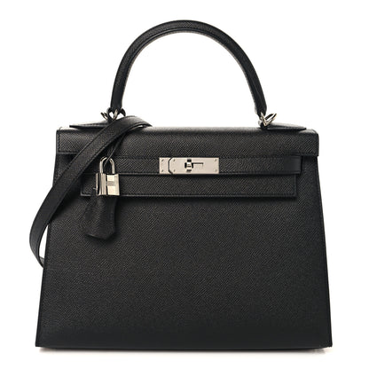 Hermes Epsom Kelly Sellier 28 Black 1 of 13