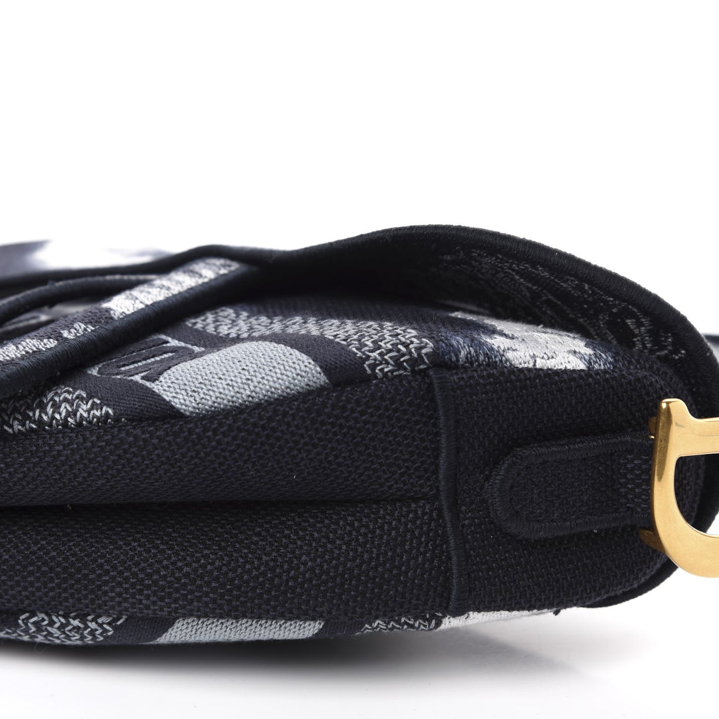 Canvas Tie Dye Saddle Bag Blue Multicolor