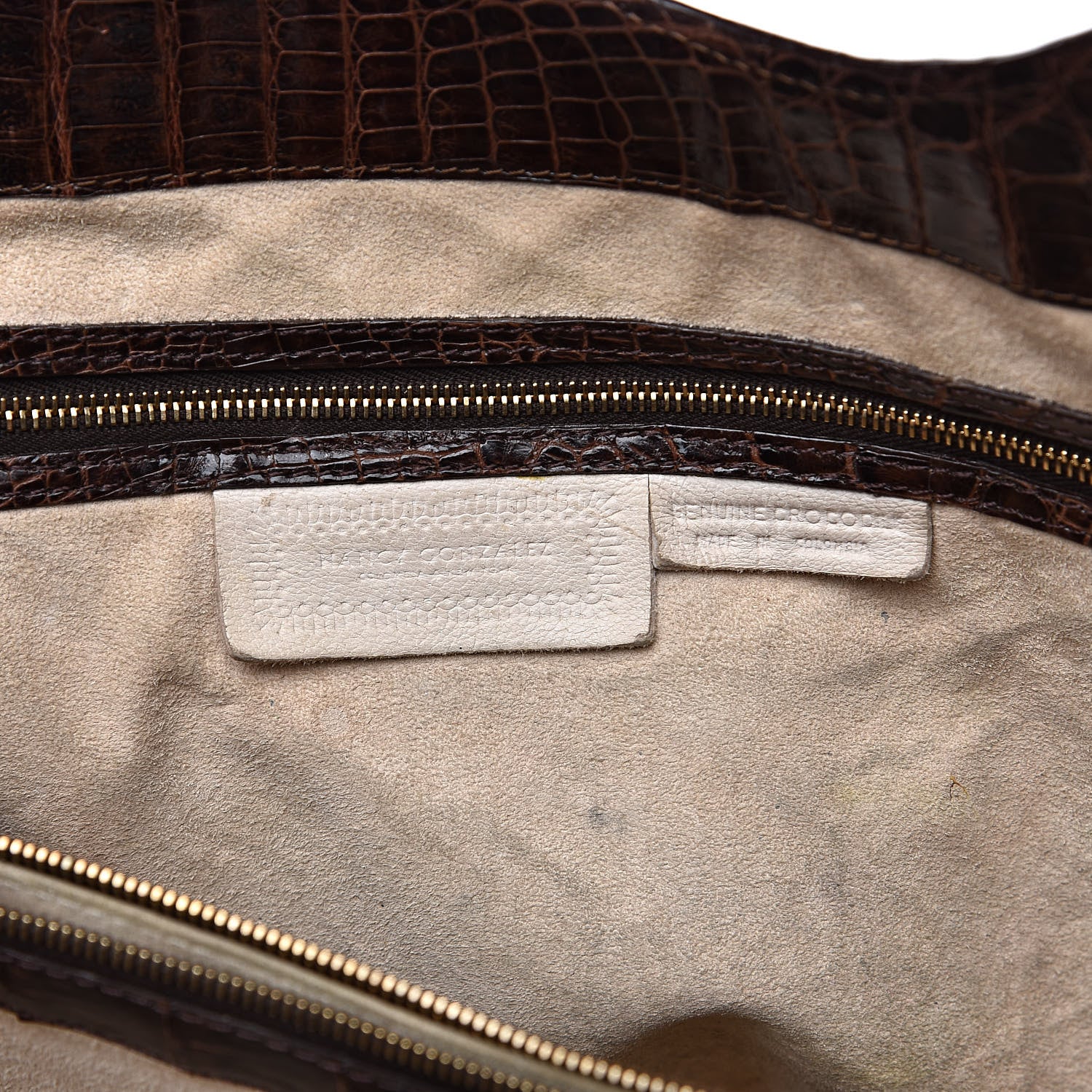 Nancy Gonzalez Crocodile Tote Brown 6 of 18