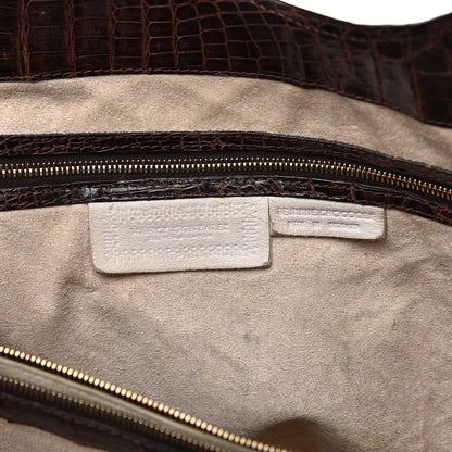 Nancy Gonzalez Crocodile Tote Brown 6 of 18