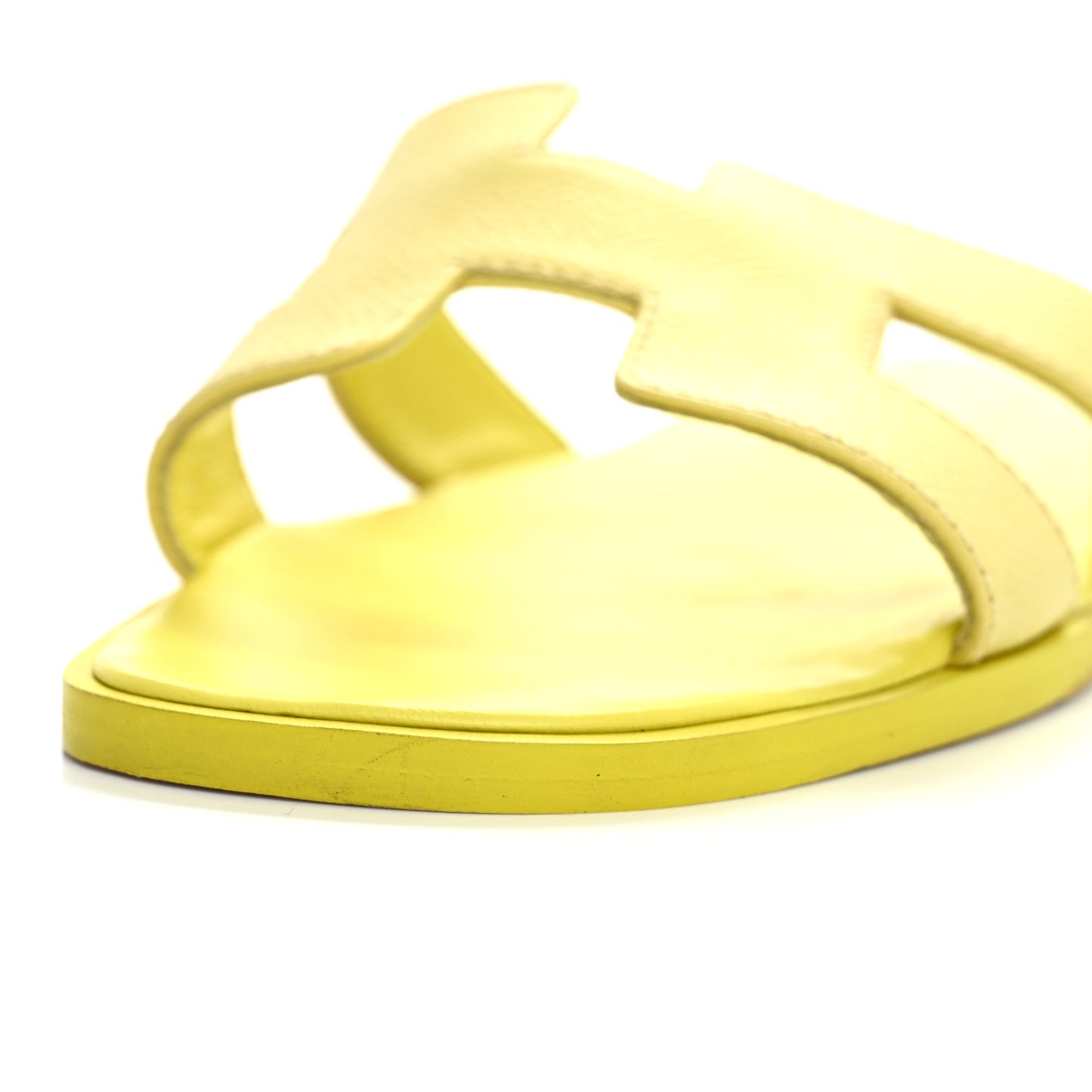 Epsom Oran Sandals 38.5 Jaune Pollen