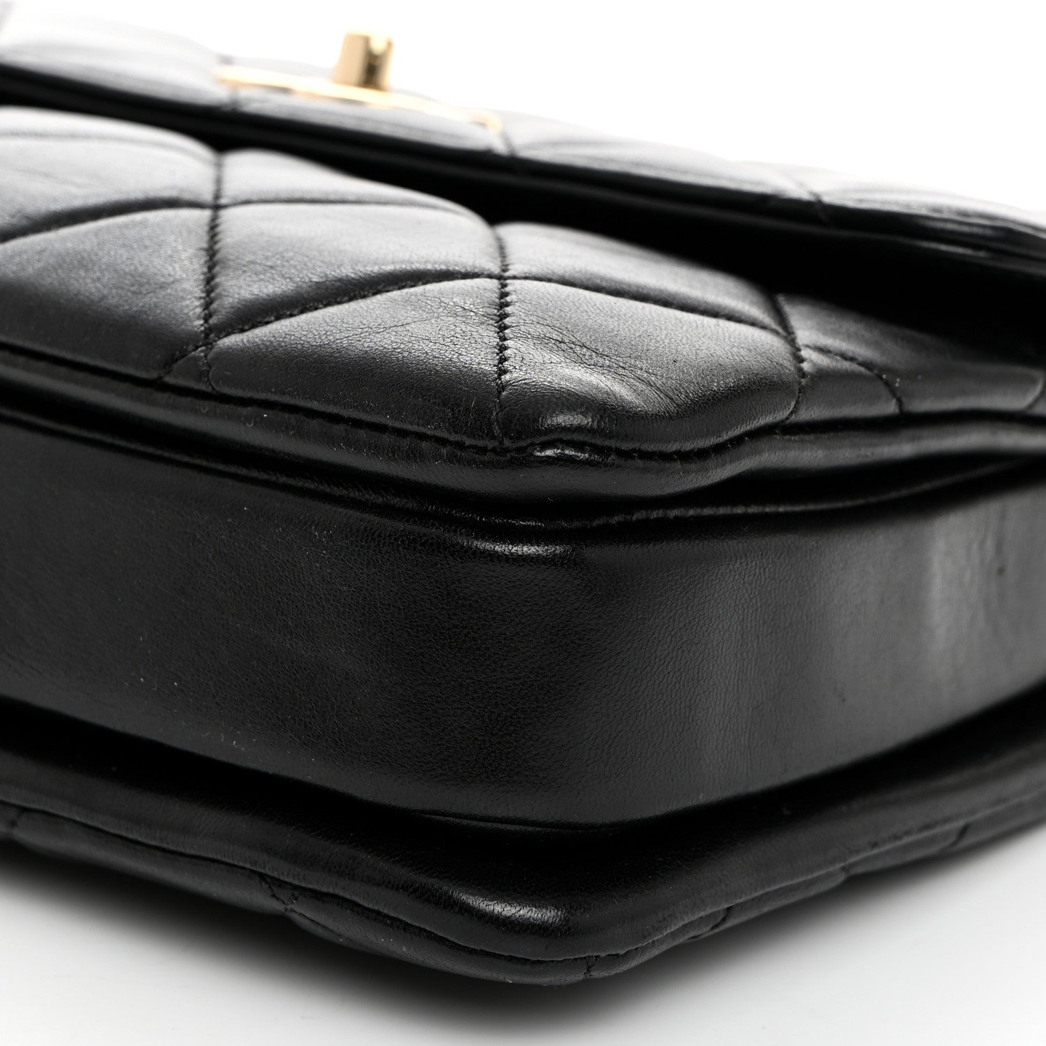 Chanel Lambskin Quilted Small Trendy CC Dual Handle Flap Bag Black 9 of 9