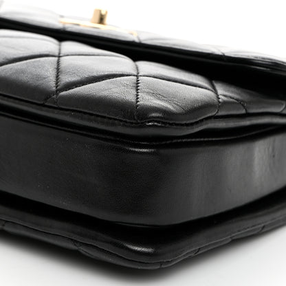 Chanel Lambskin Quilted Small Trendy CC Dual Handle Flap Bag Black 9 of 9