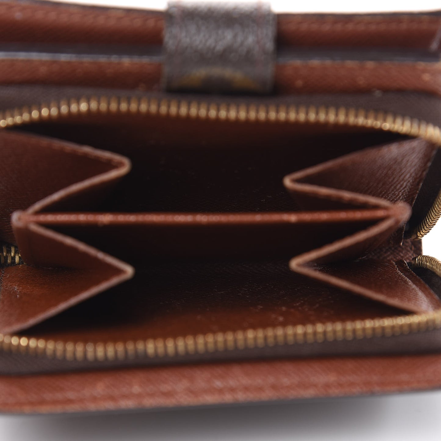 Monogram Compact Zippe Zipped Wallet