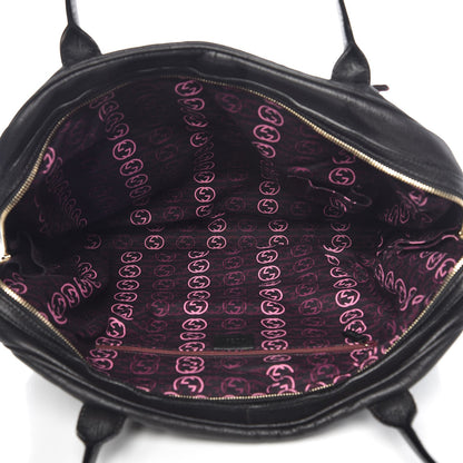 Gucci Calfskin Large Princy Boston Tote Black 5 of 11