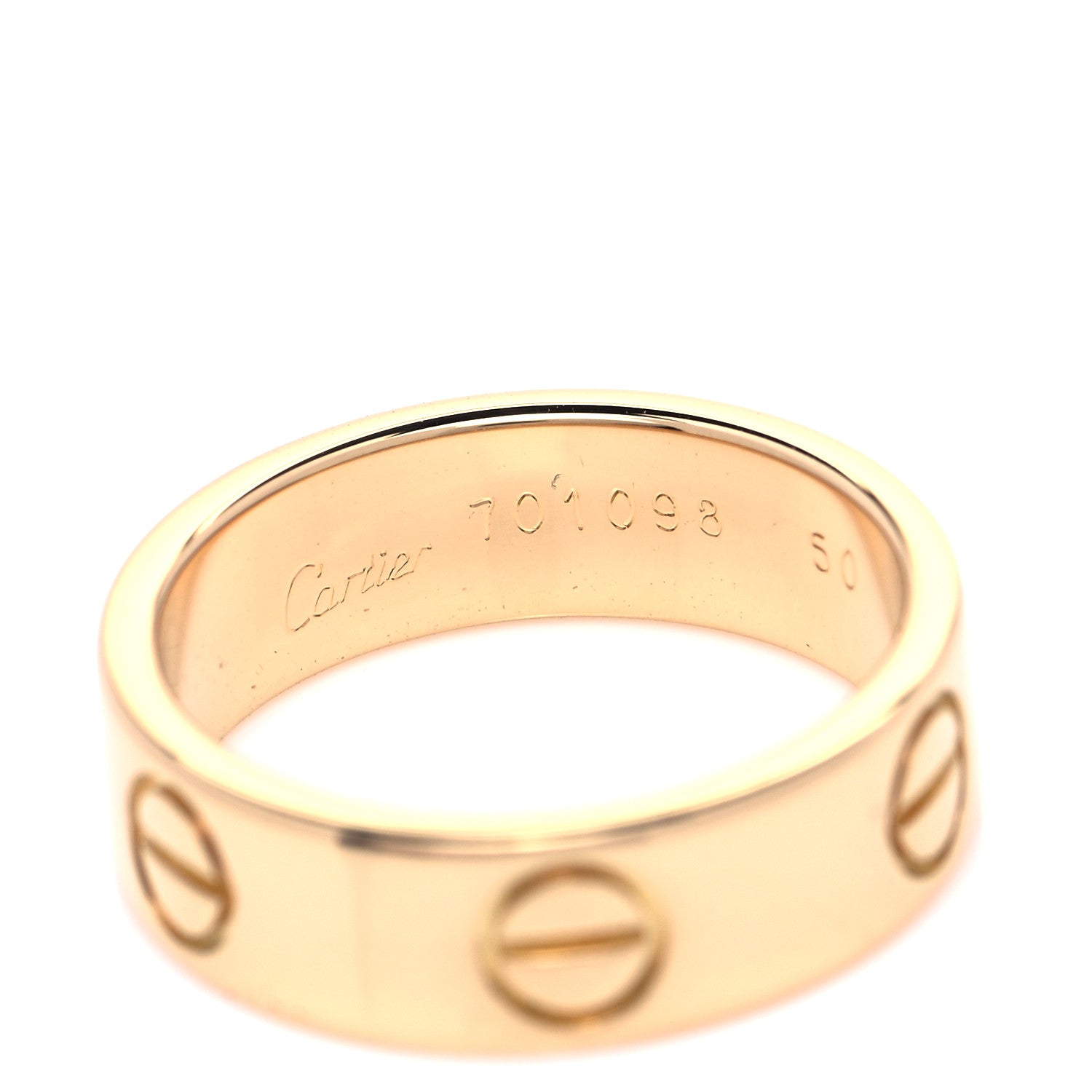 Cartier 18K Yellow Gold 5.5mm LOVE Ring 50 5.25 4 of 5