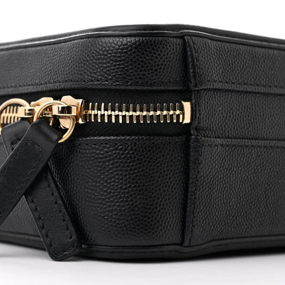 Chanel Caviar Quilted Small CC Filigree Vanity Case Black 10 of 12