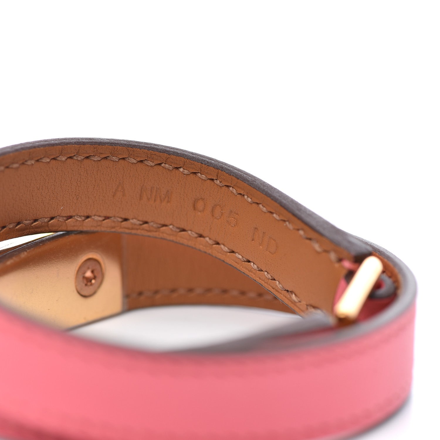 Hermes Swift Rivale Double Tour Bracelet S Rose Azalee 5 of 6