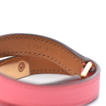 Hermes Swift Rivale Double Tour Bracelet S Rose Azalee 5 of 6