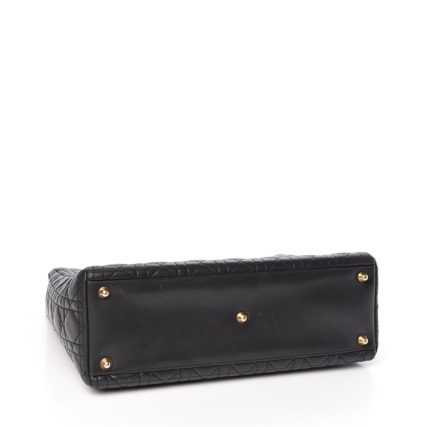 Christian Dior Lambskin Cannage Large Lady Dior Black 4 of 10