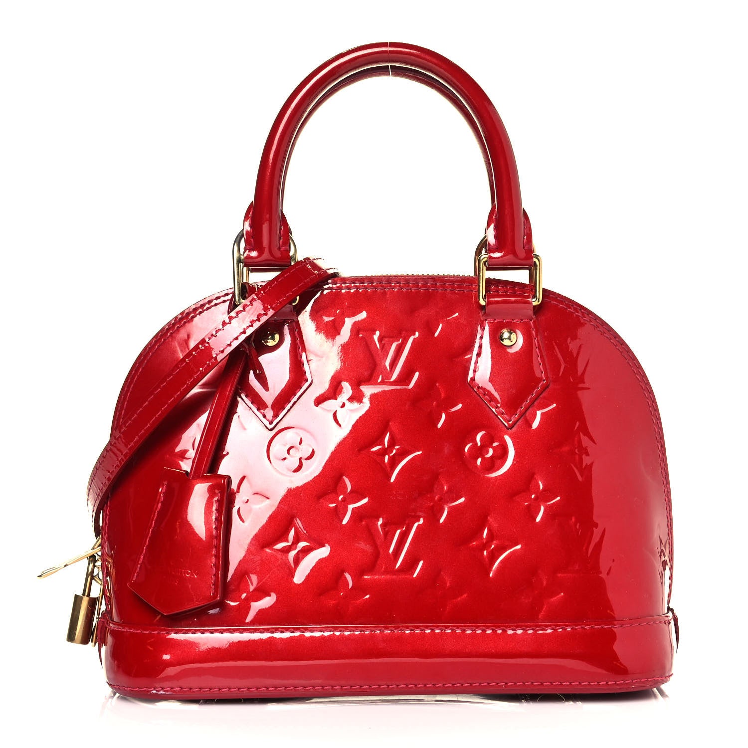 Louis Vuitton Vernis Alma BB Pomme D'Amour 1 of 15