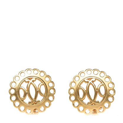 Hermes Bijouterie Fantaisie Clip On Earrings Gold 1 of 3