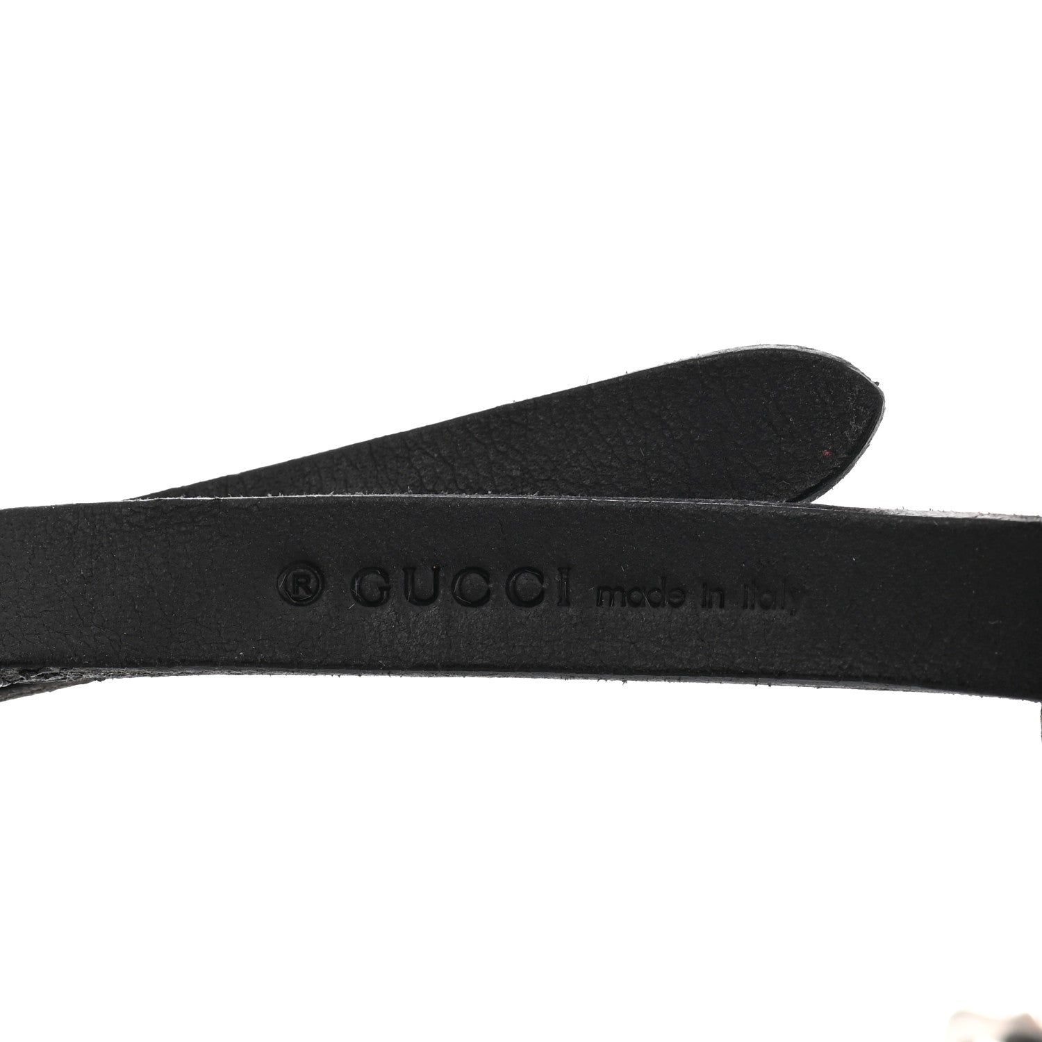 Gucci Calfskin Feline Head Double Strap Choker Black 4 of 5
